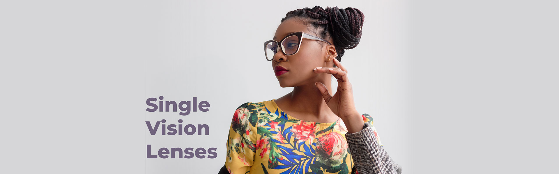 single vision lenses page header