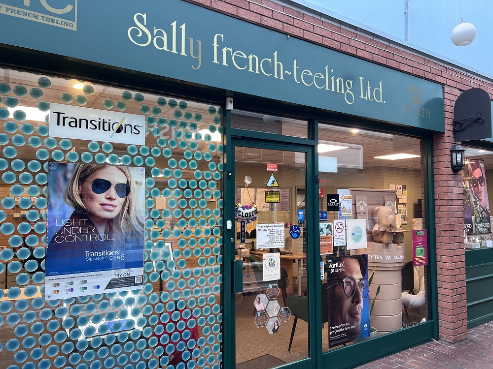 sally french teeling eyecare shop