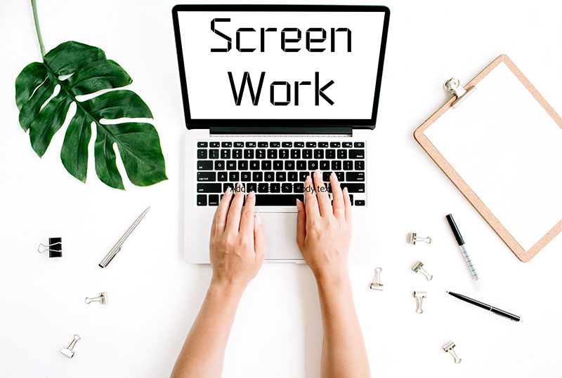 screen work affect your eyes